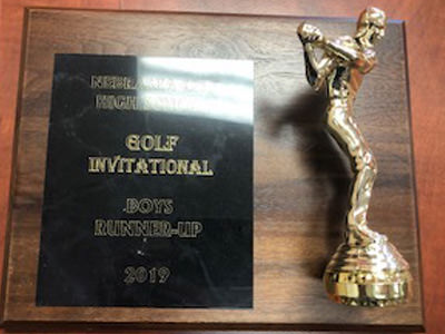 2019 Boys runner-up plaque