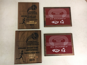 Track and Field Ashland Rotary Club invitational award 2019 