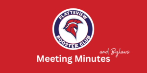 platteview booster logo booster logo and text Minutes & Bylaws