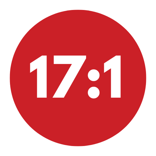 17:1 class ratio