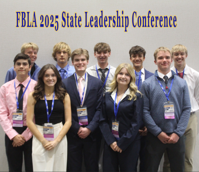 group of students for FBLA state leadership