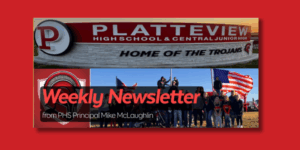 PHS newsletter from Principal